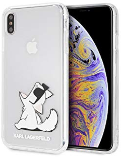 Karl TRANSP CASE Fun CHOUPETTE NO Rope iPhone XS MAX