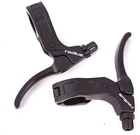 KHE Radius BMX Bremshebel PAAR Alu Klappscharnier Kaltgeschmiedet 2-Finger 164g