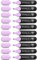 Schneider Job 150 Pastell Textmarker (aus recyceltem Kunststoff, ausgezeichnet mit Der blaue Engel) 10er Pack flieder