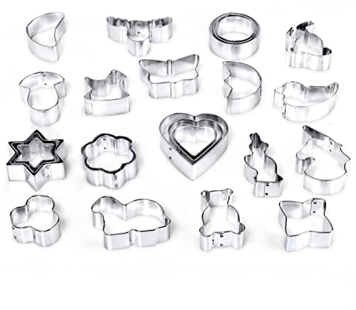 Set d'emporte-pièces pour toute l'année - 25 emporte-pièces pour biscuits et cookies - Différentes formes et motifs