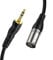 NUOSIYA Cavo XLR Jack 3,5 mm, Cavo XLR Sbilanciato 3,5 mm TRS Jack a XLR Maschio Microfono Cavo di Interconnessione TRS Audio Stereo (2 m)