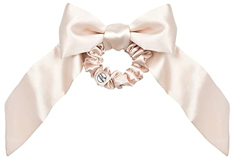 Invisibobble Sprunchie schmale Ballerina-Schleife, Schlanker spiralförmiger Haarring trifft auf Haargummi, Rosa