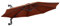 YITHOPI Wand-Sonnenschirm | 300 cm Wandmontage | Ampelschirm mit Metallmast | Gartenschirm Terrassenschirm Balkonschirm 8 Rippen Kurbelsystem 300 cm Terracotta-Rot