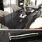 VEELIKE Black Granite Wallpaper 40cm x 300cm Black Vinyl Wrap for Kitchen Worktop Vinyl Covering Bathroom Countertops Waterproof Oilproof Self Adhesive Wallpaper for Living Room Sticky Back Plastic
