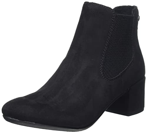 Rieker Clover Womens Chelsea Boots 39 Medium Black Micro