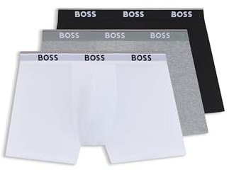 BOSS Herren Mix&Match T-Shirt R Regular-Fit T-Shirt aus Stretch-Baumwolle mit Kontrast-Logo