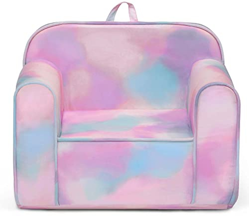 Delta Children Cozee Chair for Kids for Ages 18 Months and Up, Tie Dye
