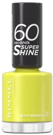 Rimmel London 60 Sec, Esmalte de uñas, 155 Beach Breeze Please, 8 ml