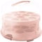 Rotho Fresh - Campana para tartas (plástico), color rosa y transparente