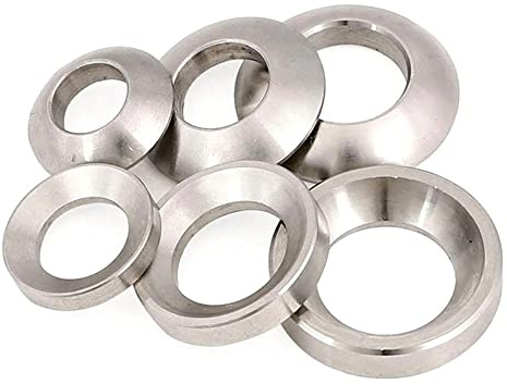 M6 M8 M10 M12 M16 M20 M24 Rondella Conica In Acciaio Inox 304 Solida Svasata Sferica Guarnizione Concava Convessa Rondella Conica-Sferica M10 10 Pz