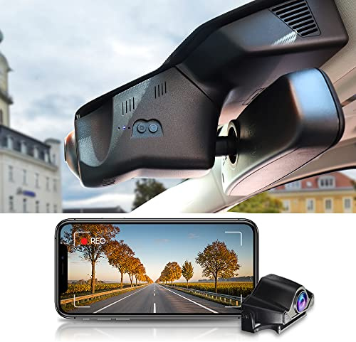Fitcamx Dashcam Auto Vorne Hinten 2160P+1080P Passend für Land Rover Range Rover Evoque 2020-2025 L551 (Model 1118), OEM Dashcam 4K UHD WiFi, G-Sensor, Loop-Aufnahm, WDR, Plug & Play, 128GB-Karte