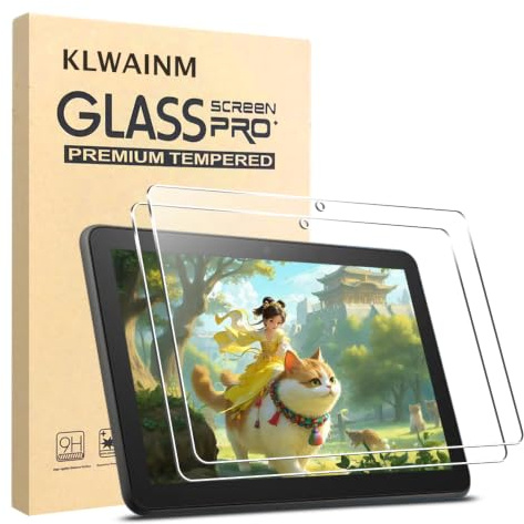 KLWAINM [2 Pack] Tempered Glass Screen Protector Compatible With 8 2022&2024 Tablet with 2.5D 9H HD Anti Scratch Transparent Clear Bubble Free Protective Film