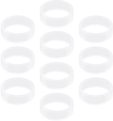 eMagTech 10 Protectores de Joystick compatibles con Consola de Steam Deck Joystick elástico de Silicona Cubierta de Anillo Protector Accesorios de Videojuegos, Transparente
