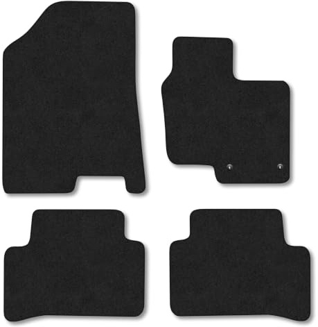 Fits Hyundai Tucson (2021+) Carpet Car Mats | Black Edge Trim Tailored Fit Floor Mats Full Coverage Protection Accessories Easy Clean Anti Slip Made in the UK