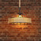 Industrial Metal & Rope Pendant Light Shade, 30cm Retro Hemp Rope Black E27 Ceiling Fitting Lamp Shade with Adjustable Hanging Suspension Kit for Living Room, Bedroom, Kitchen, Hallways & Floor Lamp