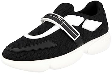 Prada Damen Schwarz Stoff Sneaker 1E293I 39.5 EU