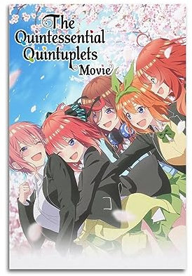 JEAM The Quintessential Quintuplets Ästhetische Bilder, individuelles Raumdekor, Wohnheim, Wanddekoration, Kunstposter, Albumcover, Bild, Dekor-Poster, 30 x 45 cm, ungerahmt