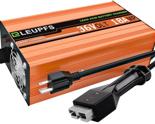 Golf Cart Battery Charger 18 Amp 36 Volt for EZGO Marathon SB-50 with 4.0 4-6H Full Charge for Lead Acid AGM Gel Batteries Replace Ezgo Charger from