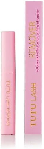 TUTU Lash Remover for Cluster Lashes – Rose Oil Infused Lash Bond Remover – Gentle & Effective DIY Lash Cluster Removal – Helps Remove Lash Adhesive & Preserve Reusable Lashes