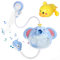 YINAKTIT Jouets de Bain pour Bebe - Éléphant Jouet de Bain Machine à Bulles avec Musique - avec Canard Jouet Flottant Jouet de Bain pour Bébé 1 2 3 4 5 6 Ans (Bleu)
