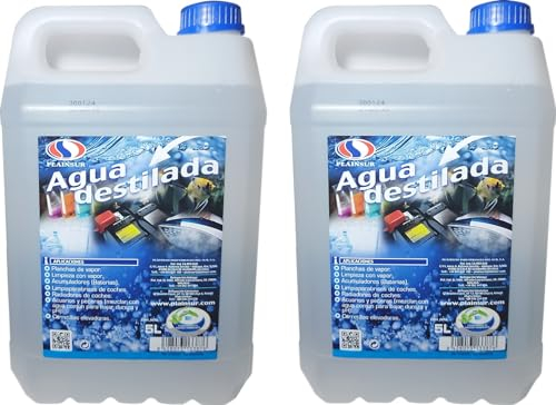 MORALCO Destilliertes Wasser, 5 Liter (2 Stück)