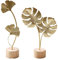 DHER Dekoaufsteller Blume Deko Metall Blüte 2 Stück Eisen Blume Ornament, Kreative Home Crafts Metall Blume Dekorationen, Craft Supplies Dekorative Esstisch Dekorationen Frühling Dekorationen (B)