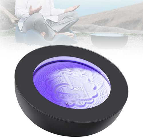 Zen Meditation Sand Tray - 19 Patterns with LED Lights, Smart App Control, Magnetic Drift, Stress Relief Accessory for Anxiety Relief and Mindfulness Practice