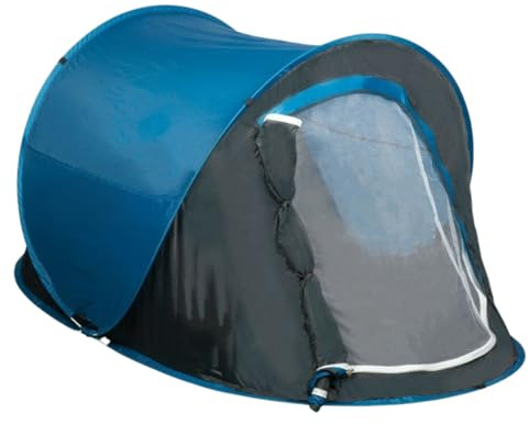 Camp Active Pop-up-Zelt für 2 Personen – Ultraleichtes Zelt mit Schnellaufbau – Wasserabweisend – Mesh-Eingang – optimal für Camping, Trekking, Festivals