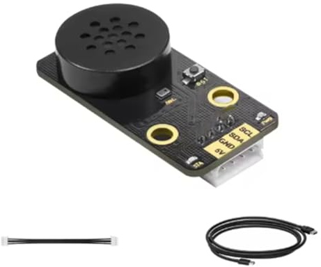 Koolenry Voice Broadcasting Custom Wake Words AI Voice Recognition Module Programmable Sound Sensor Interaction Model Trains