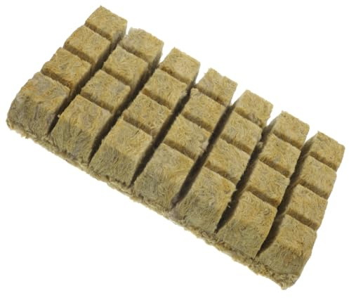 Homoyoyo Hydroponische Steinwollewürfel Soilless Anzuchtwürfel Pflanzenzucht Indoor Gemüsevermehrung Würfel Steinwolle für Stecklinge und Samenpflanzen