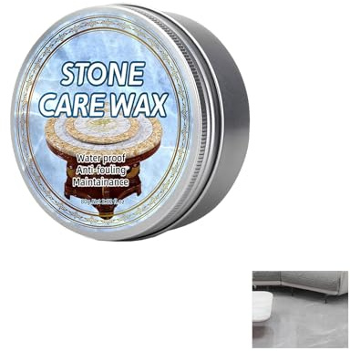 Ceras Lucidante Per Superfici In Marmo,Ceras Per Pavimenti Marmo E Pietra Naturale,Lucidare E Proteggere,Piastrelle,Granito,Marmos,80G