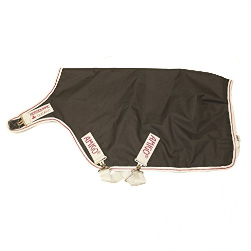 Horseware Amigo Waterproof Walker Lite 100g - Black with silver & red, Groesse:XL