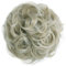 CAISHA Scrunchie Haarteil Haargummi Dutt Haarverdichtung Groß Emilia Gewellt Unordentlich DM15cm Hellblond G12E