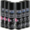 All Purpose Automotive Spray Paint 250ml Can Black Matt Finish Aerosol Metal Interior Exterior Fast Dry Excellent Coverage Adhesion- Black Matt - 6 Pack