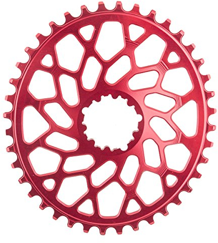 Plato ABSOLUTE Black Cyclocross Ovalado SRAM Direct Mount GXP & BB30 Red 40T