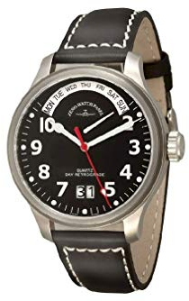 Zeno-Watch Herrenuhr - Oversized Pilot Day Date Retrograde - 4259-7003NQ-a17