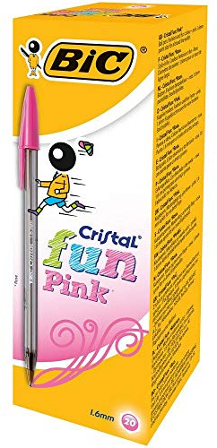 BOITE DE 20 STYLO-BILLE BIC ROSE