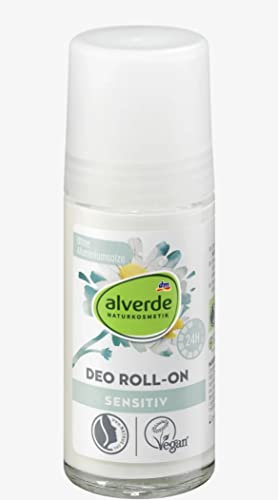 alverde NATURKOSMETIK Deo Roll On Deodorant Sensitiv Aloe Vera, 1 x 50 ml