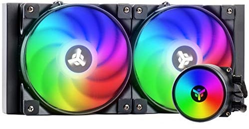 ITEK EVOLIQ 240 ARGB - Dissipatore a liquido per CPU da 240mm all in one (AIO), compatibilità universale, PWM e ARGB gestibile sia con controller che software della scheda madre