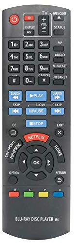 VINABTY N2QAYB000953 Remote Control fit for PANASONIC DVD Blu-ray Player DMP-BDT360 DMPBDT360 DMPBDT361 DMPBDT460 DMP-BDT361 DMP-BDT460
