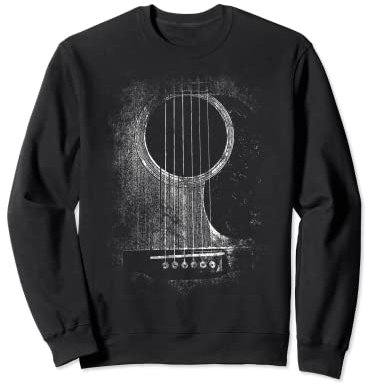 Akustische Gitarre Sechs Saiten Classic Rock & Roll Sweatshirt