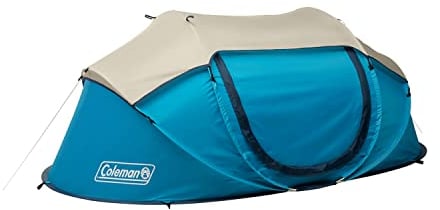 Coleman Unisex-Erwachsene Camp Burst Pop-Up Camping Tent Zelt, Blau, Contains PFAS
