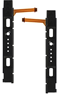 Create idea Paar Konsolenschienen-Slider-Reparaturteile Ersatz für rechte und Linke Gleitschiene mit Flex-Kabel-Fix-Teil Kompatibel mit Nintendo Switch Console NS