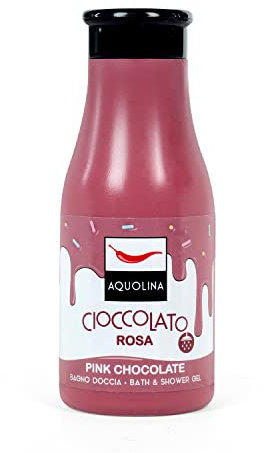 Aquolina Bagno Doccia CIOCCOLATO ROSA. Bagnoschiuma leggero e di veloce assorbimento - 250 ml