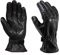 FAST WAY City Uni 211 Leder Motorradhandschuhe Sommer, Zertifizierte Motorrad Handschuhe Herr & Frau, Stretcheinsätze, Weitenverstellung, Schwarz, XS-3XL