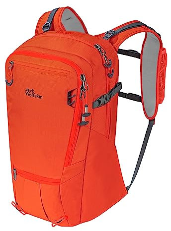 Jack Wolfskin Alpspitze Pack 22 Rot - Komfortabler robuster Skitourenrucksack, 22l, Größe 22l - Farbe Wild Brier