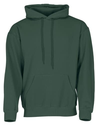 Fruit of the Loom Sudadera clásica con capucha y bolsa de tela MyShirt gratis, Botella verde + bolsa de tela Myshirt gratis, S