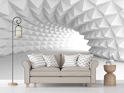 MUNXIN WALLPAPER Papier Peint Panoramique Formes Géométriques Cubiques Papier Peint 3D Intissé Decoration Murale Chambre Salon