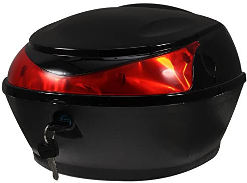 Milisten Universal Tail Box for Motorcycle Large for Scooter Moped Heat-resistant Strong Anti-pressure Easy Install