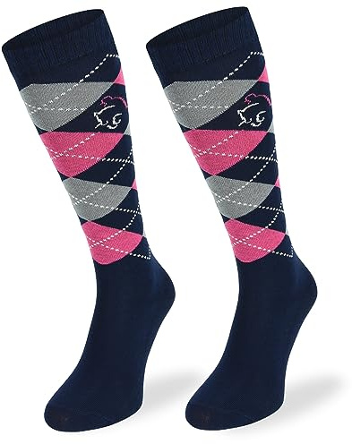 SKIETY Vêtements équestres Femme & Homme – Chaussettes Hautes – Chaussettes d'équitation equestre